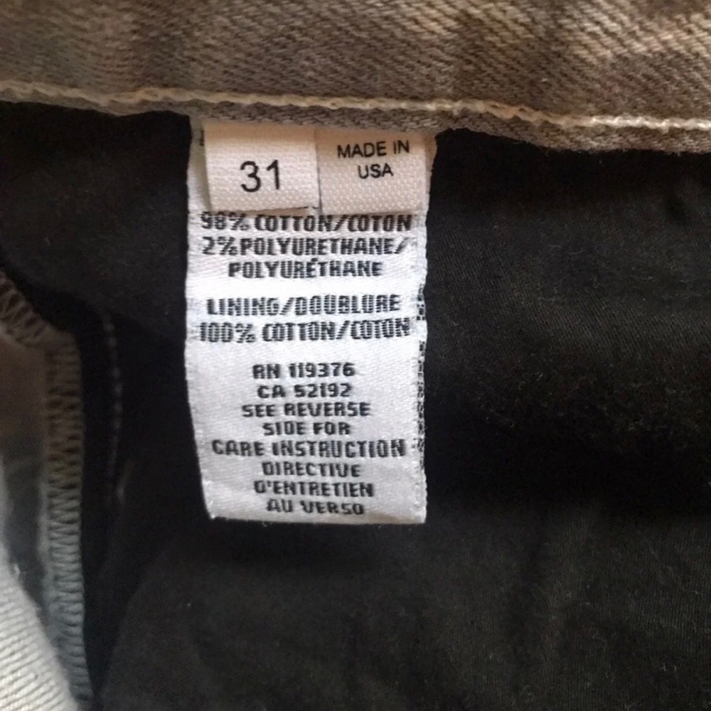 HELMUT LANG acid bleach wash jeans size 31 waist X 32” inseam - Picture 3 of 3